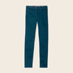 Jean magique ajusté taille standard bleu canard femme