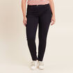 Jean magique ajusté taille standard denim brut femme