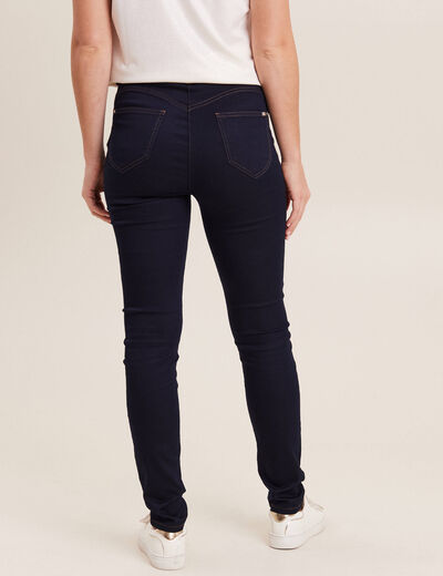 Jean magique Le L&eacute;ger coupe ajust&eacute;e long denim brut femme