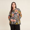 Chemise manches longues noir femme