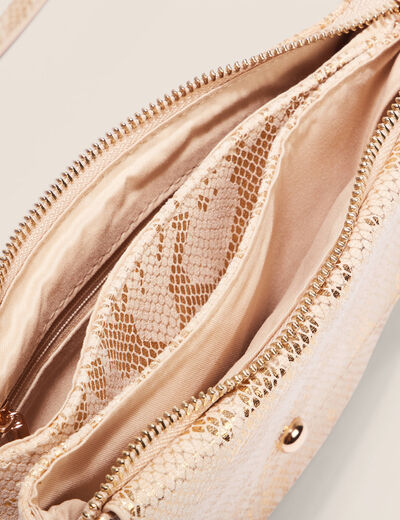Sac en bandoulière irisé couleur or femme