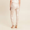 Pantalon ajust&eacute; blanc femme