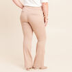 Jean coupe bootcut taille haute sable femme