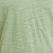 T-shirt manches courtes vert olive femme