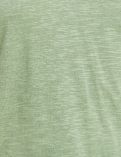 T-shirt manches courtes vert olive femme