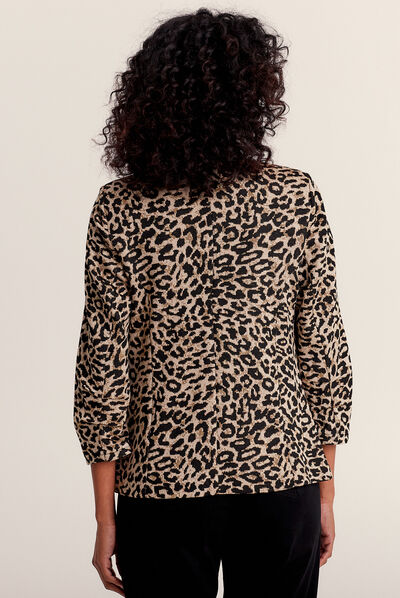 Veste esprit tailleur ajustée noir femme