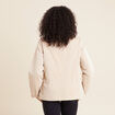 Coupe-vent court zippé sable femme
