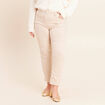 Pantalon magique Le L&eacute;ger coupe droite sable femme