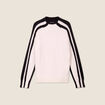 Pull manches longues blanc femme