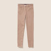 Jean magique ajusté taille standard taupe femme