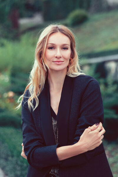 Veste droite avec col tailleur noir femme