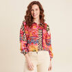 Chemise manches longues rose clair femme