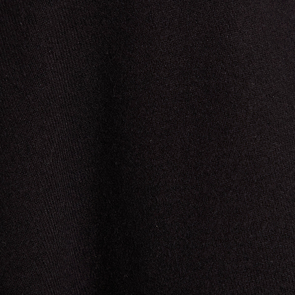 Poncho mi-long avec strass noir femme