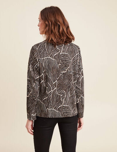 Veste doublée noir femme