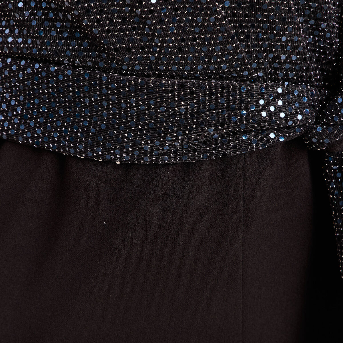 Combinaison en maille bleu marine femme