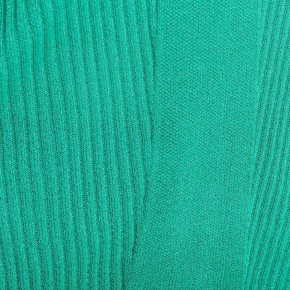 Pull à manches courtes vert turquoise femme