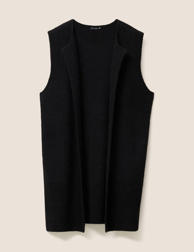 Gilet noir femme