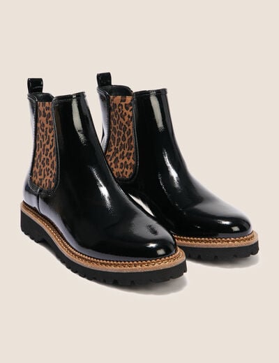 Bottines noir femme