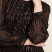 Blouse manches longues couleur or femme