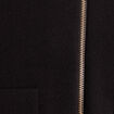 Gilet doubl&eacute; col chemise noir femme
