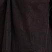 Top col V manches courtes noir femme