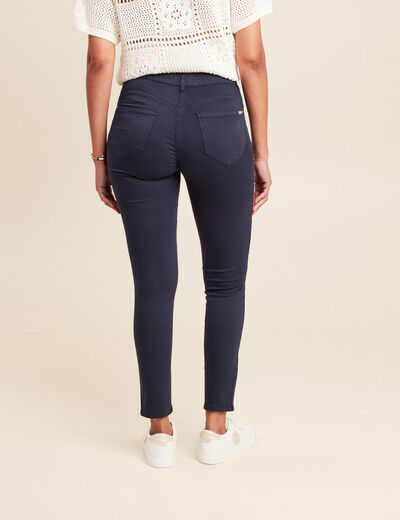 Pantalon magique Le L&eacute;ger coupe ajust&eacute;e bleu marine femme