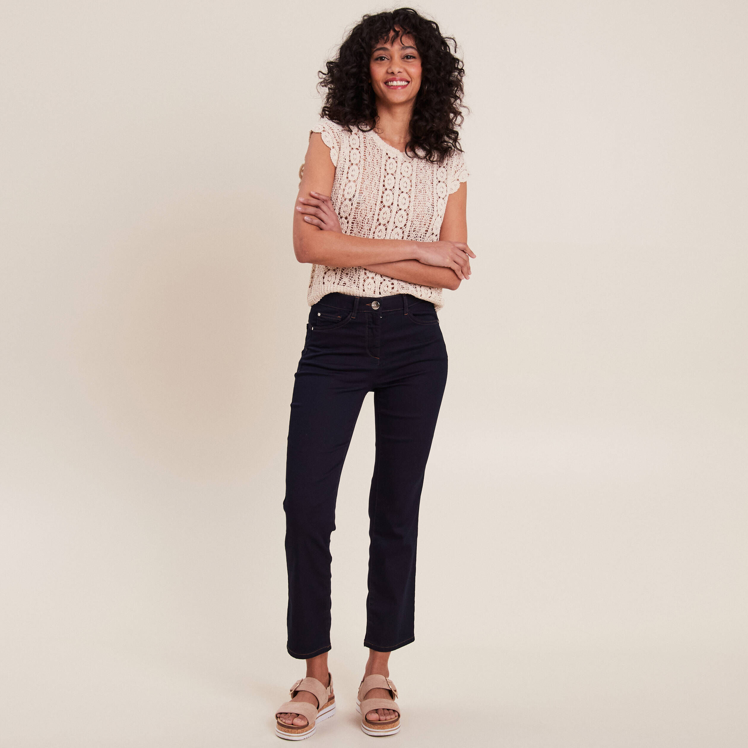 Jeans taille haute femme Br al