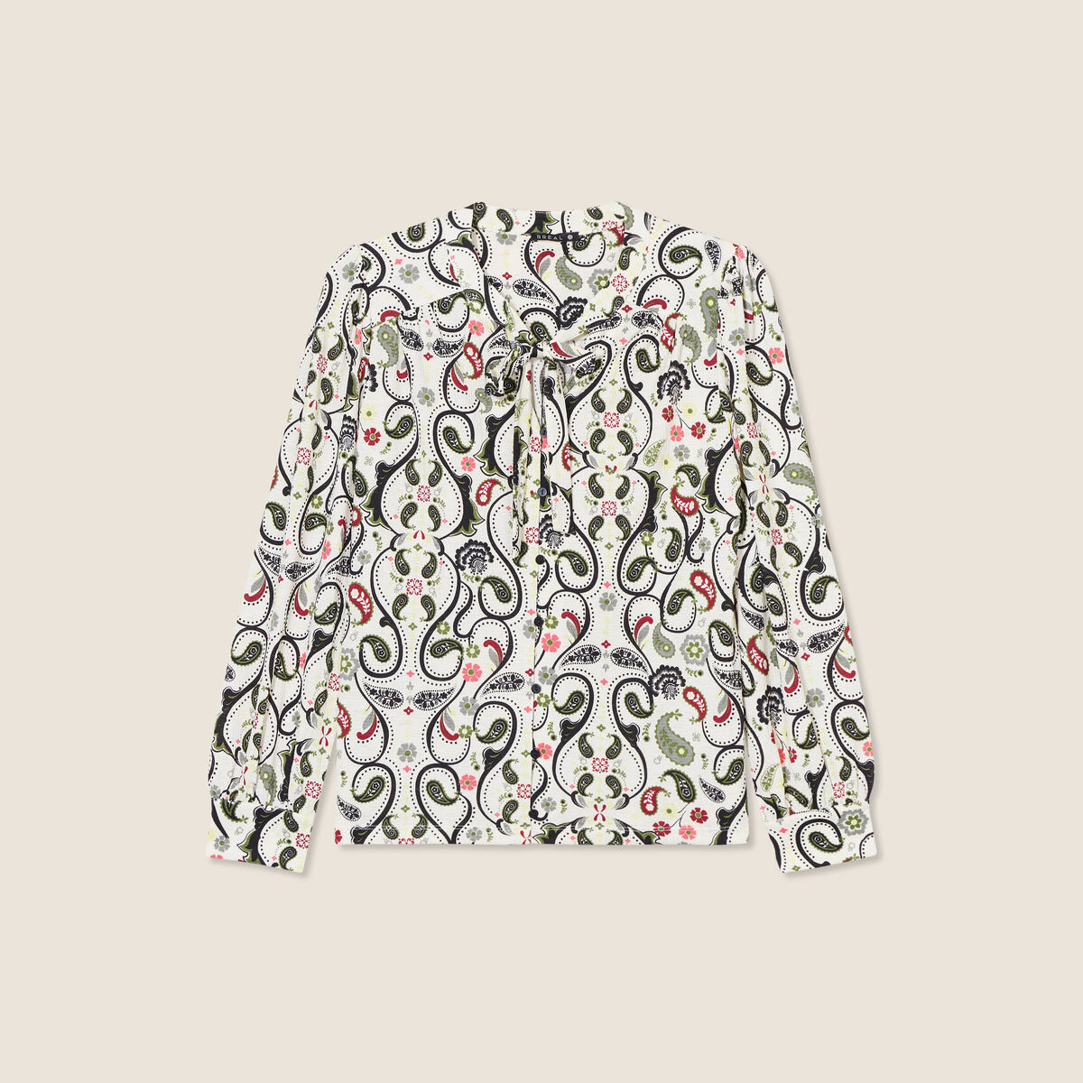 T-shirt manches longues blanc femme