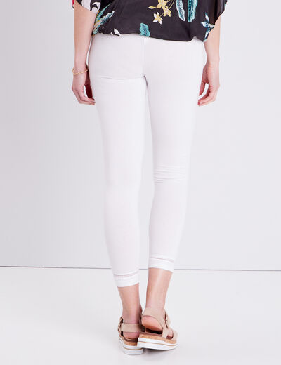 Legging taille standard blanc femme
