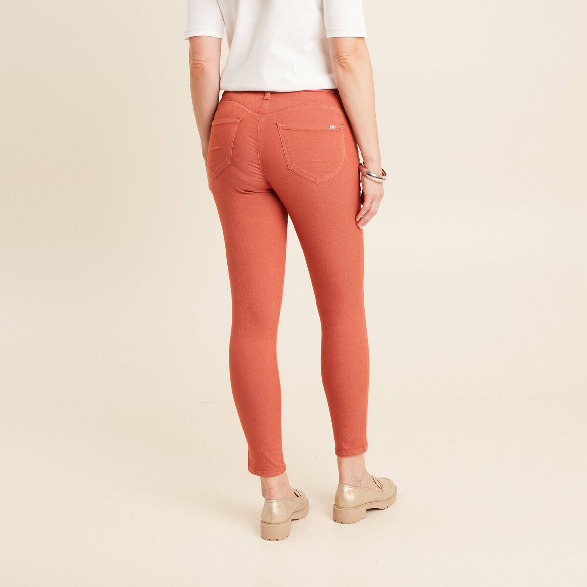 Pantalon magique Le L&eacute;ger coupe ajust&eacute;e vieux rose femme