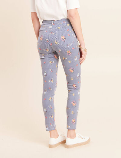 Pantalon magique Le L&eacute;ger coupe ajust&eacute;e bleu femme