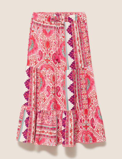 Jupe taille standard rose femme