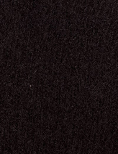 Pull sans manches noir femme