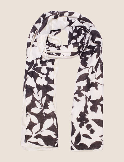 Foulard noir femme