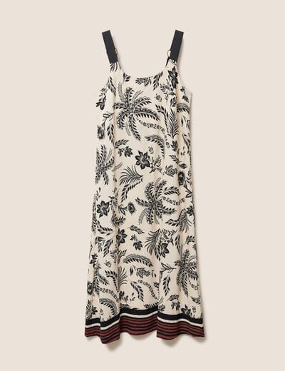 Robe longue &eacute;vas&eacute;e noir femme