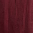 Blouse ample col rond satin&eacute;e bordeaux femme