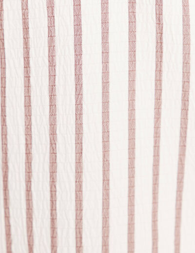 Robe droite courte sans manches fluide taupe femme