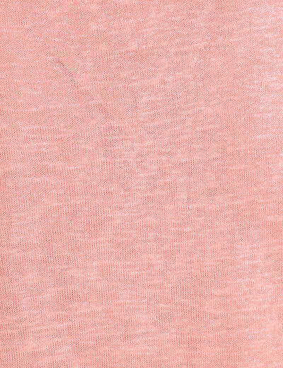 Débardeur bretelles larges rose corail femme