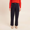 Pantalon coupe barrel denim brut femme