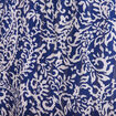 Robe droite ceinturée bleu foncé femme