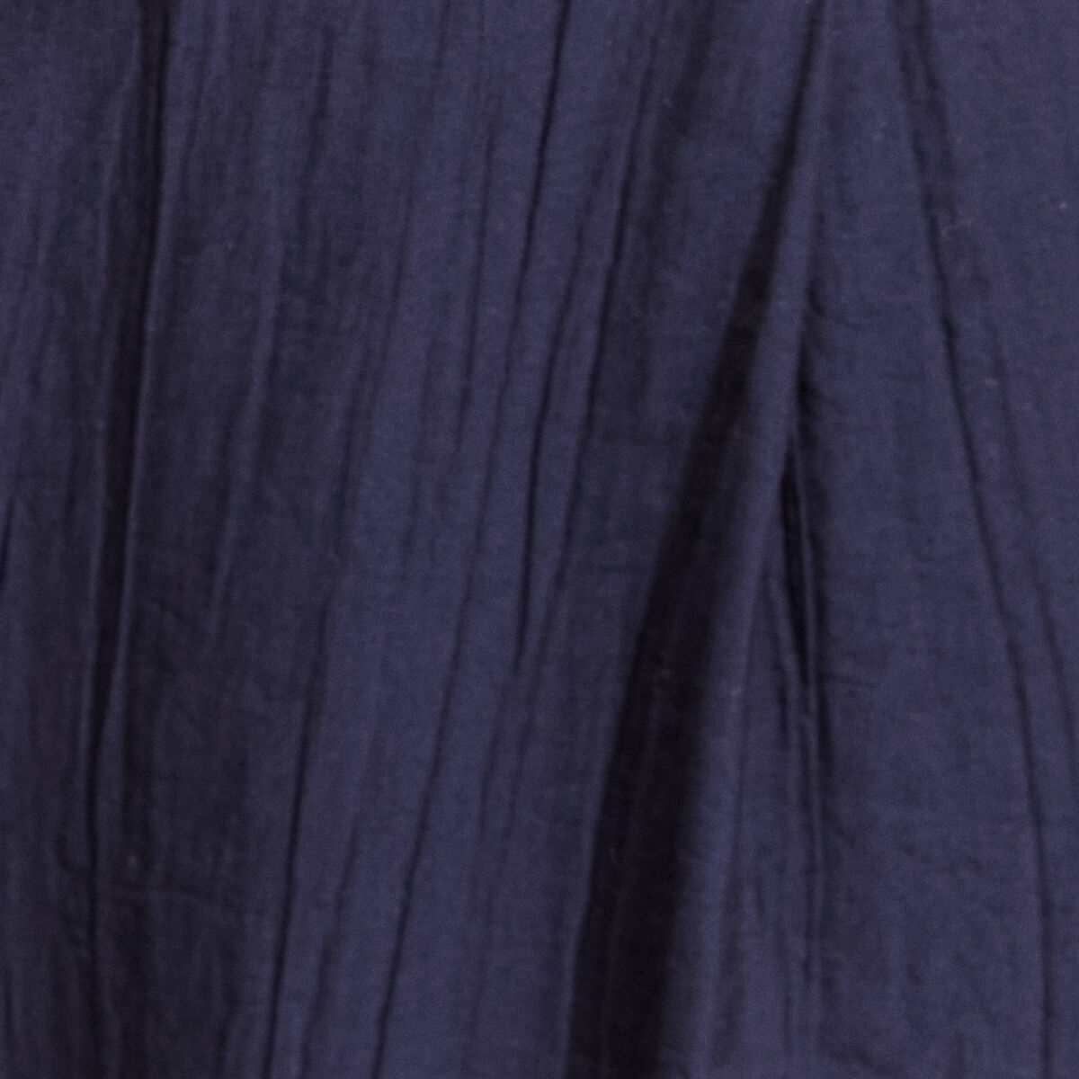 Pantalon taille haute bleu marine femme