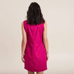 Robe fourreau réversible rose fushia femme