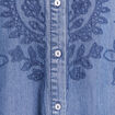 Chemise broderie manches longues denim double stone femme