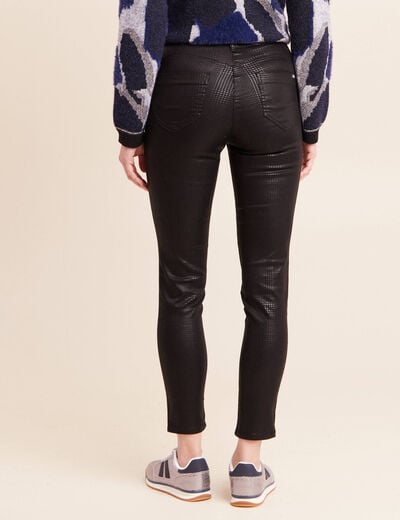 Pantalon magique Le L&eacute;ger enduit noir femme