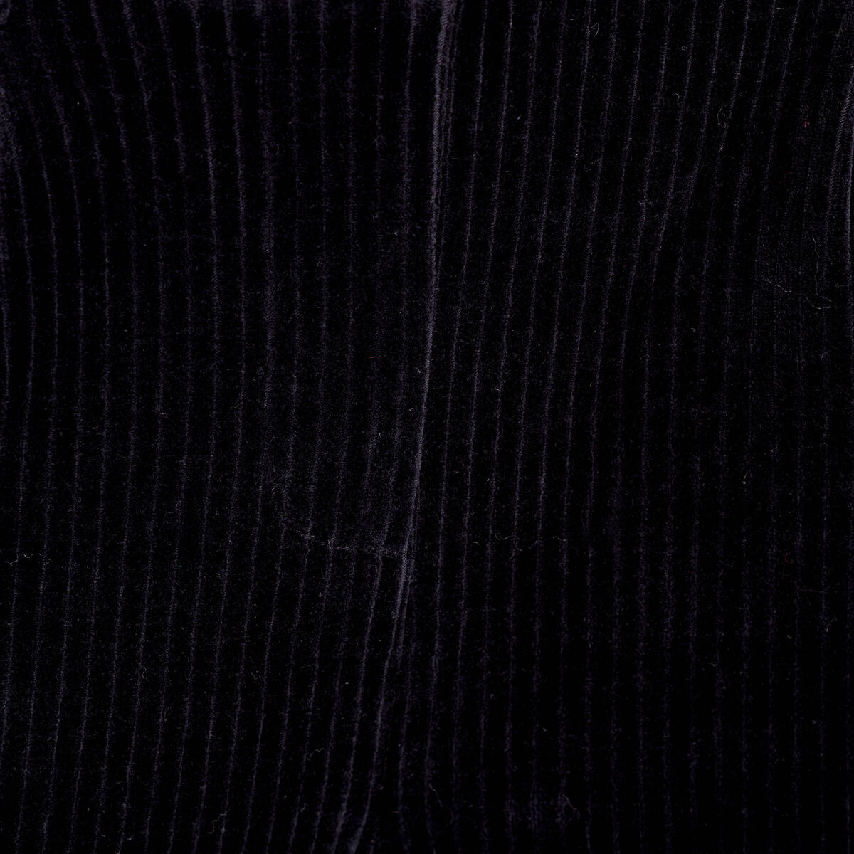 Pantalon large velours noir femme