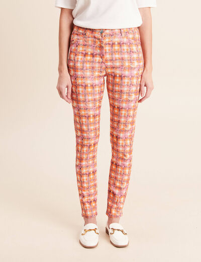 Pantalon magique Le L&eacute;ger coupe ajust&eacute;e orange femme