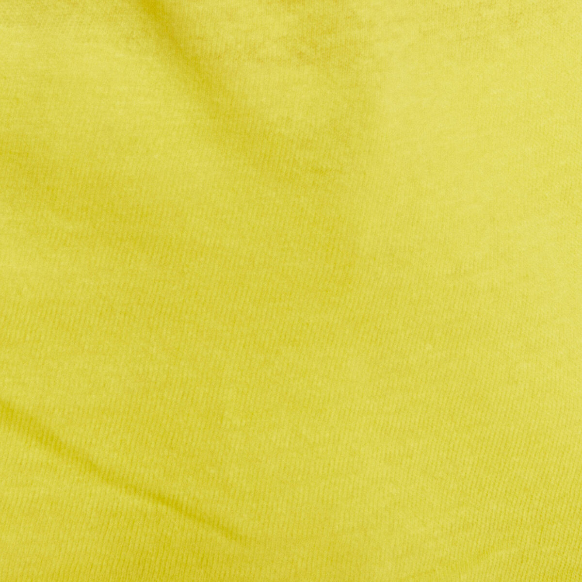 T-shirt manches courtes col en V vert anis femme