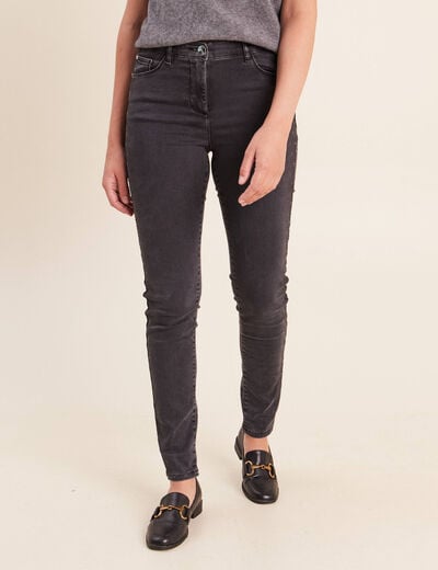 Pantalon magique l'unique denim gris femme