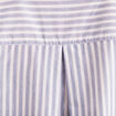 Chemise manches 3/4 bleu femme