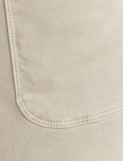 Jean coupe mom 7/8&egrave;me vert clair femme